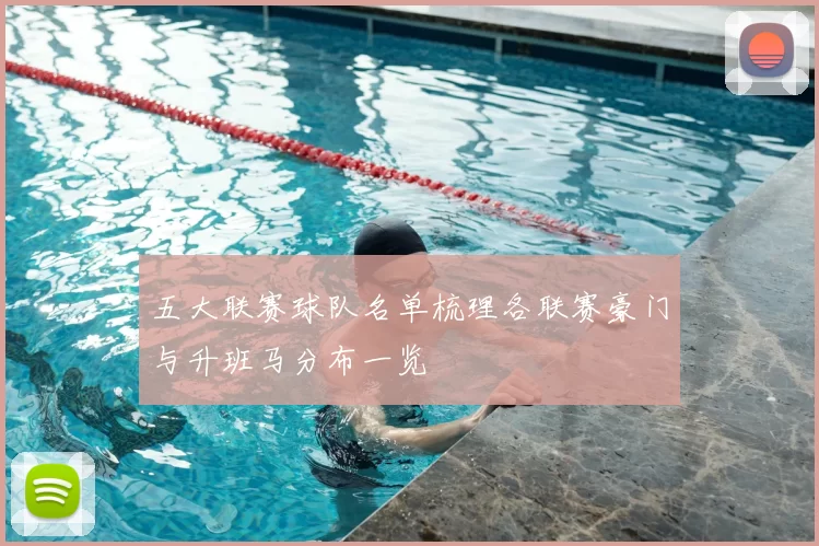 五大联赛球队名单梳理各联赛豪门与升班马分布一览