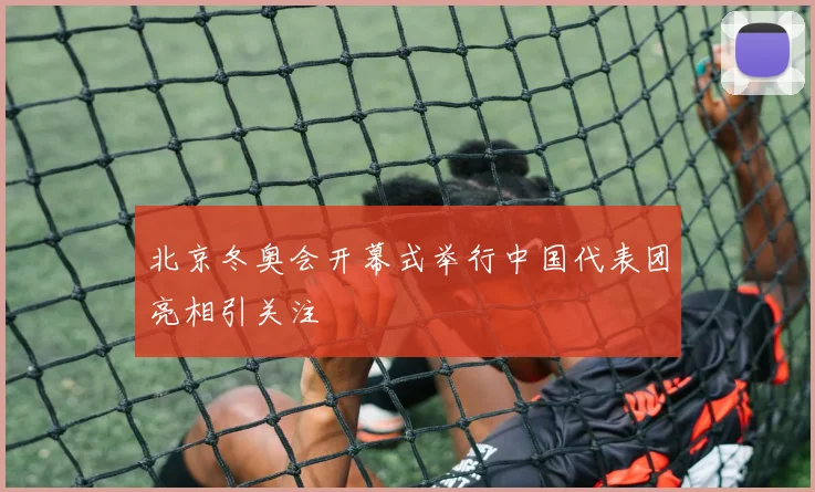 北京冬奥会开幕式举行中国代表团亮相引关注